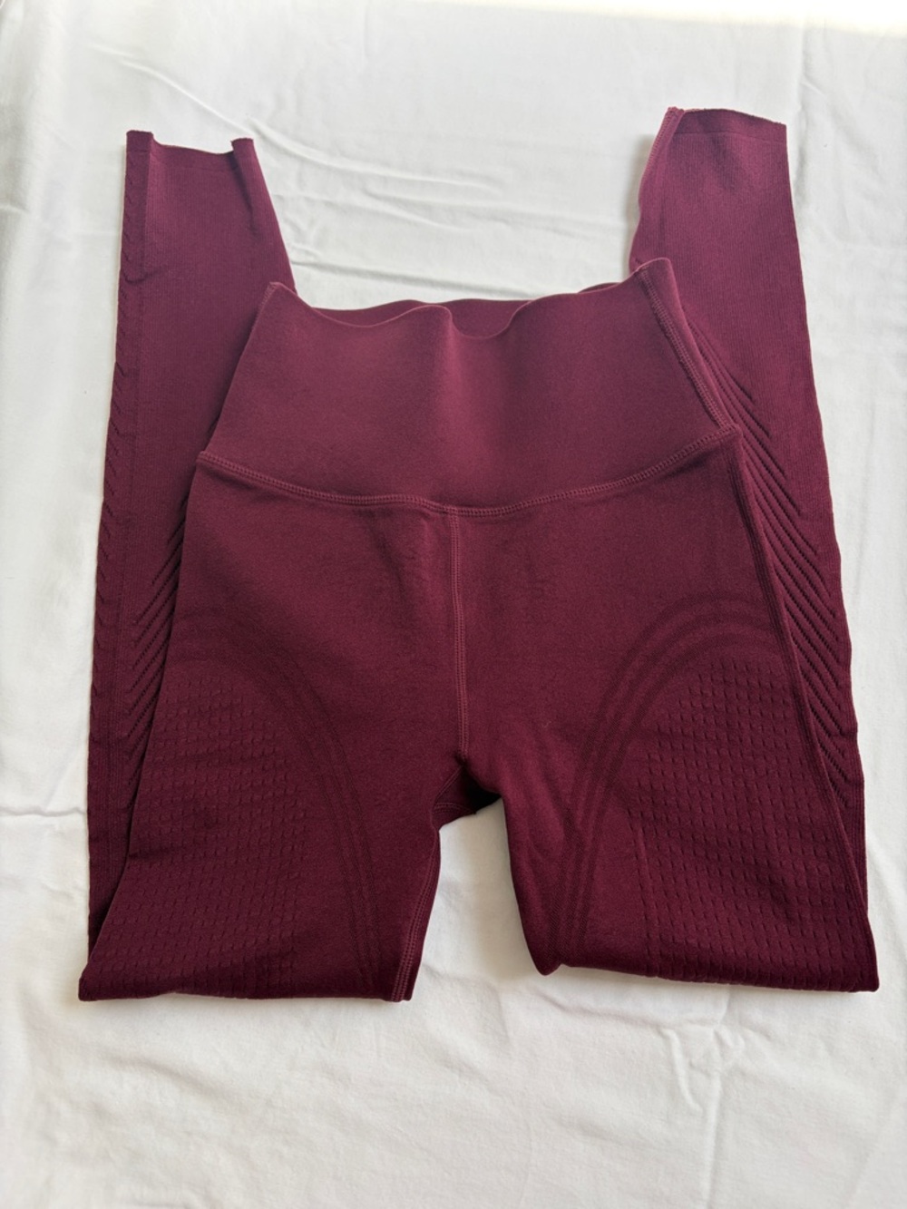 Kids‎ High-Waist Seamless Leggings - Burgundy